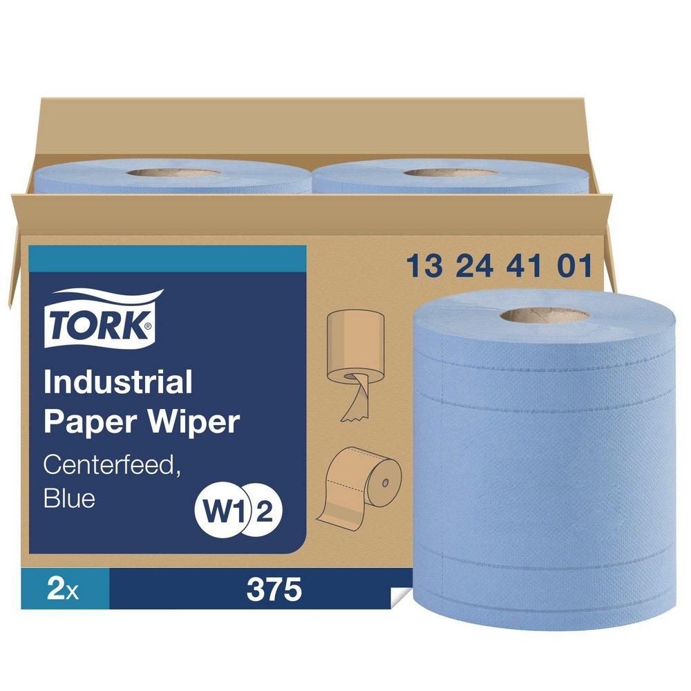 TORK IND WIPR 4-PLY BLUE 2/CA 