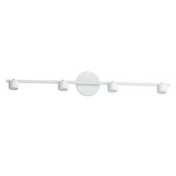 7W 4-Light LED Track Lighting in White