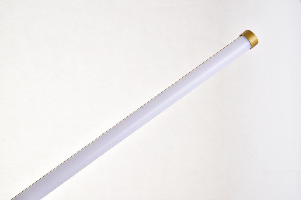 Elegant Lighting Brass 60W 3-Light Integrated LED Pendant 