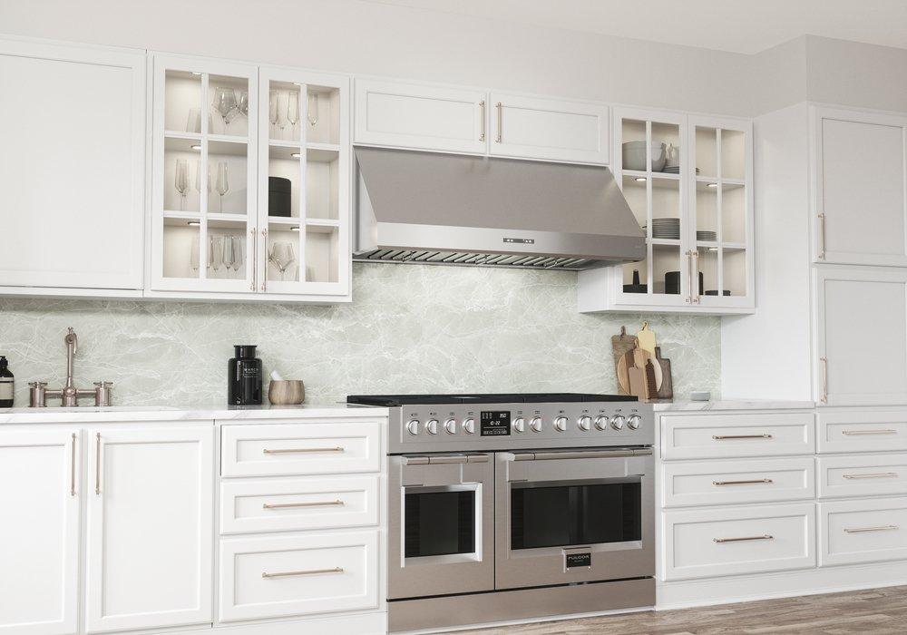 Tidal II Connect 48 x 18 in. LED Wall Hood in Stainless Steel, ACT 