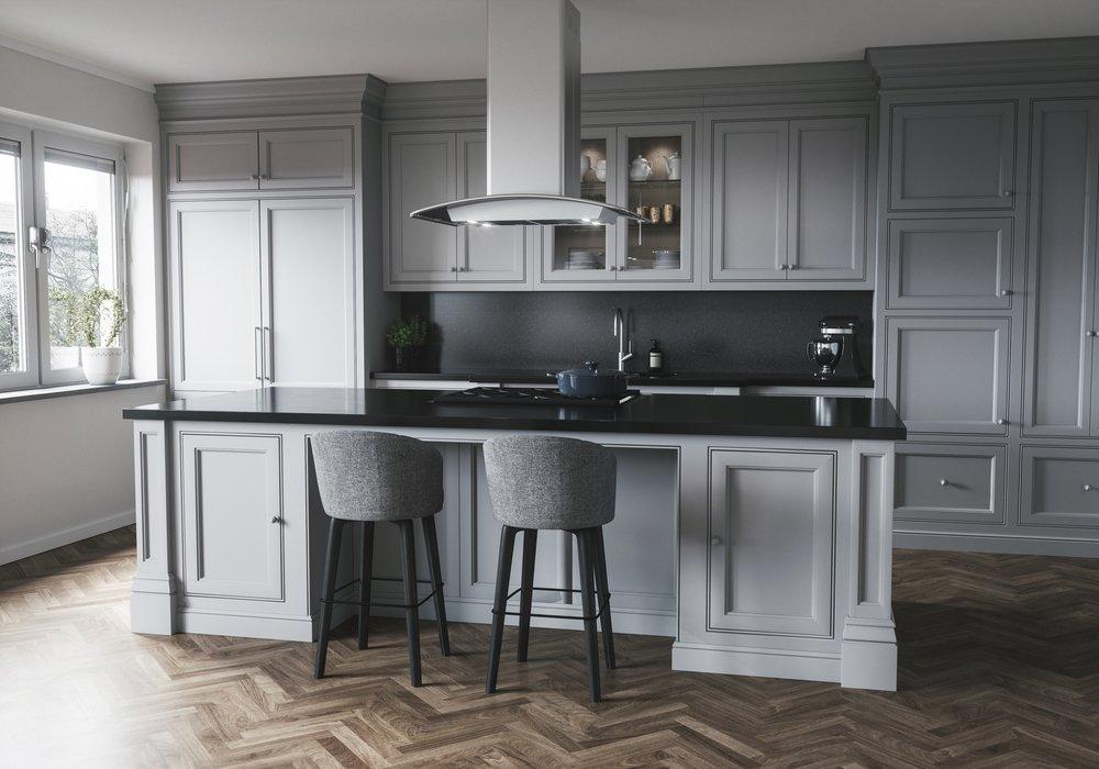 Milano Connect 42 in. LED Island Hood in Stainless Steel, ACT 