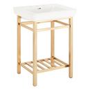 Signature Hardware Matte Black Console Leg 