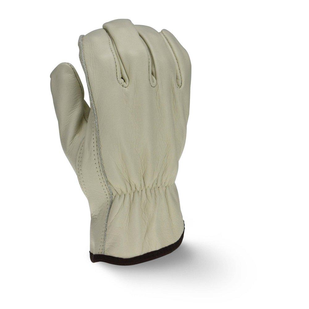 GRAY LEATHER DRIVER GLV SM 