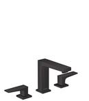 Hansgrohe Matte Black Two Handle Widespread Bathroom Sink Faucet 