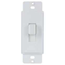 1-Gang or Multi-Gang Toggle Cover Adapter Plate in White
