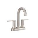 PROFLO&reg; Brushed Nickel Two Handle Centerset Bathroom Sink Faucet 