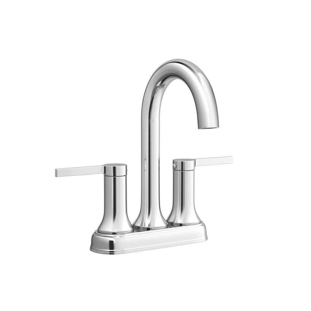 PROFLO&reg; Chrome Two Handle Centerset Bathroom Sink Faucet 