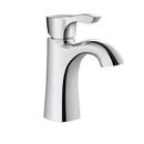 Single Handle Monoblock Bathroom Sink Faucet in Polished Chrome