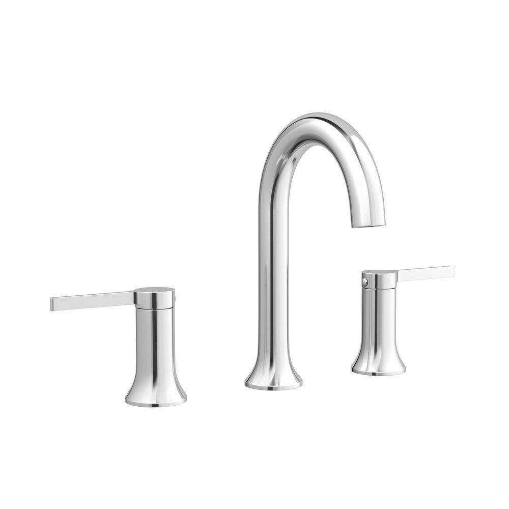 PROFLO&reg; Chrome Two Handle Widespread Bathroom Sink Faucet 