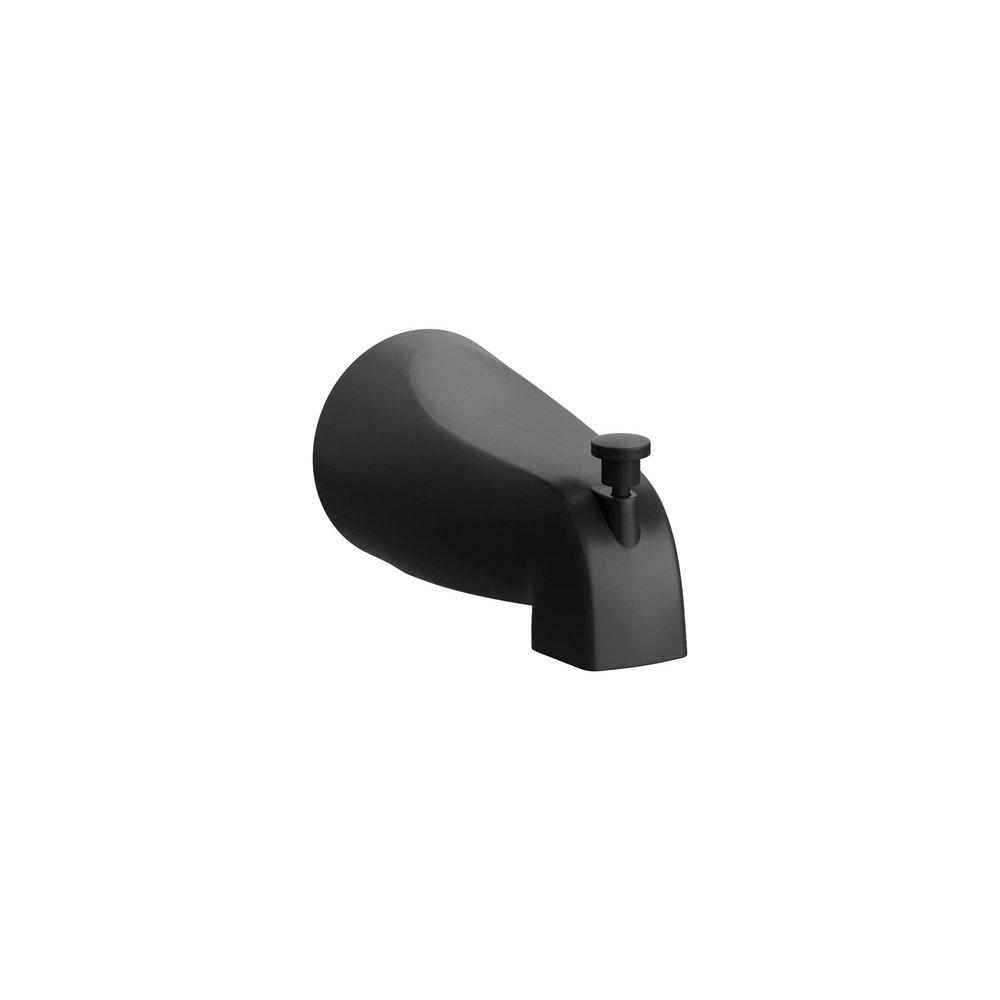 PROFLO&reg; Matte Black Tub Spout 