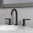 PROFLO&reg; Matte Black Two Handle Widespread Bathroom Sink Faucet 
