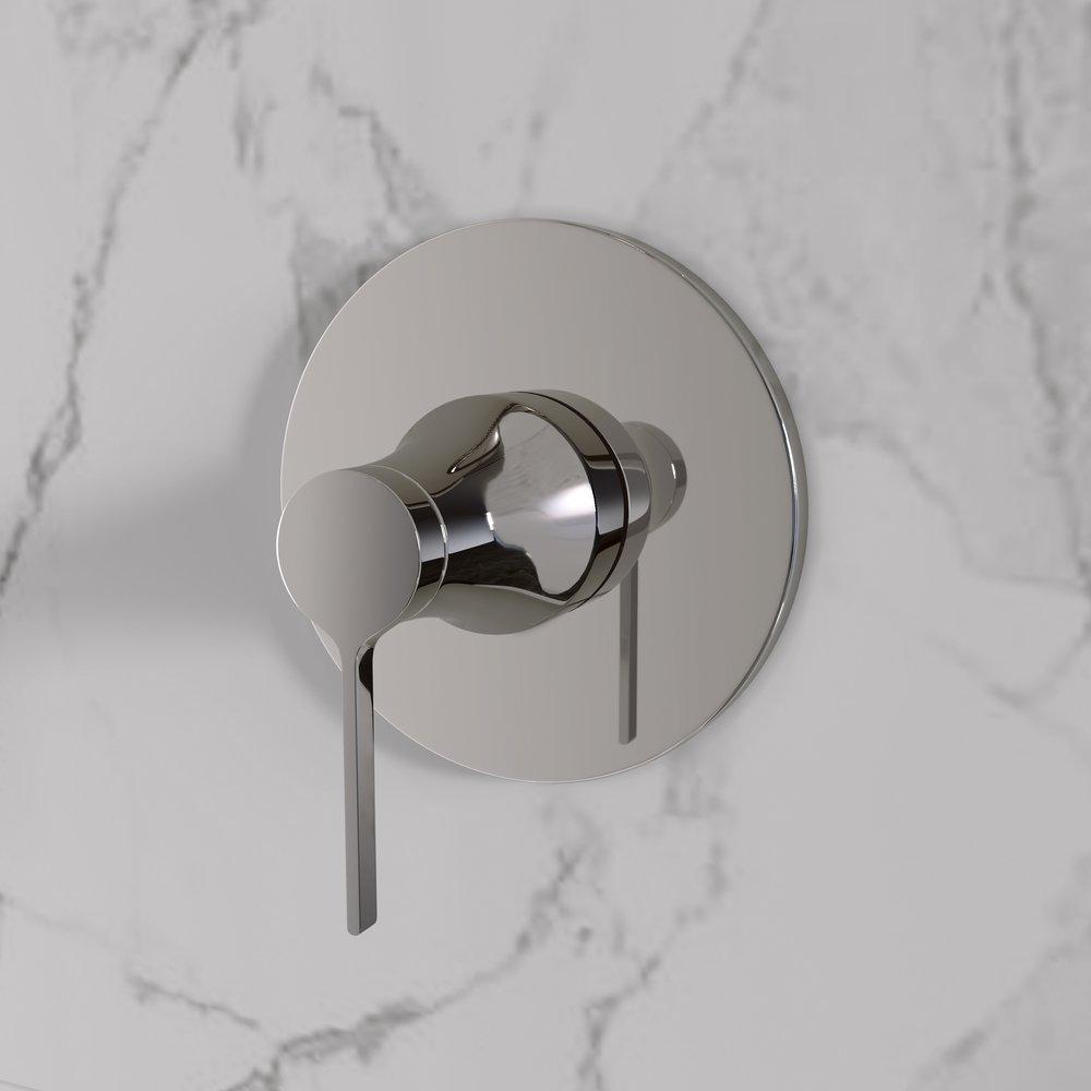 Single Handle Multi Function Shower Faucet in Chrome (Trim Only) 