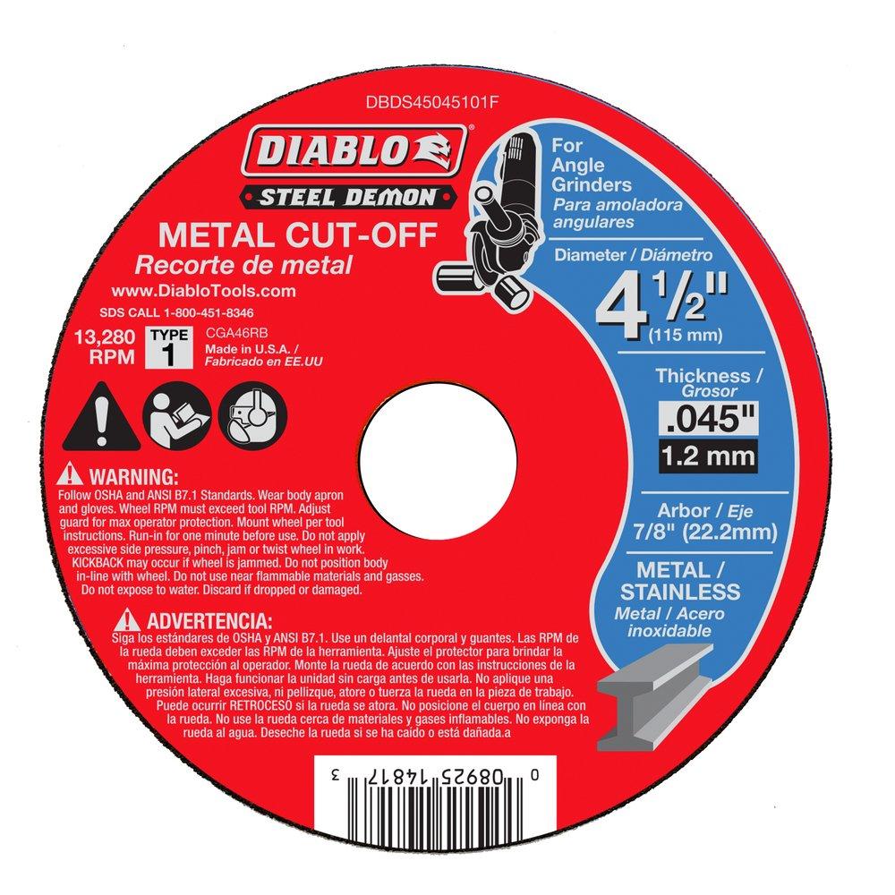 Diablo Tools 0.045 in. Cut Off Disc 