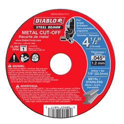 4-1/2 x 0.045 in. Cut Off Disc