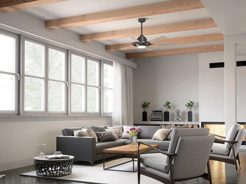 Kichler Lighting Anvil Iron 52 in. 6-Blade Indoor Ceiling Fan 