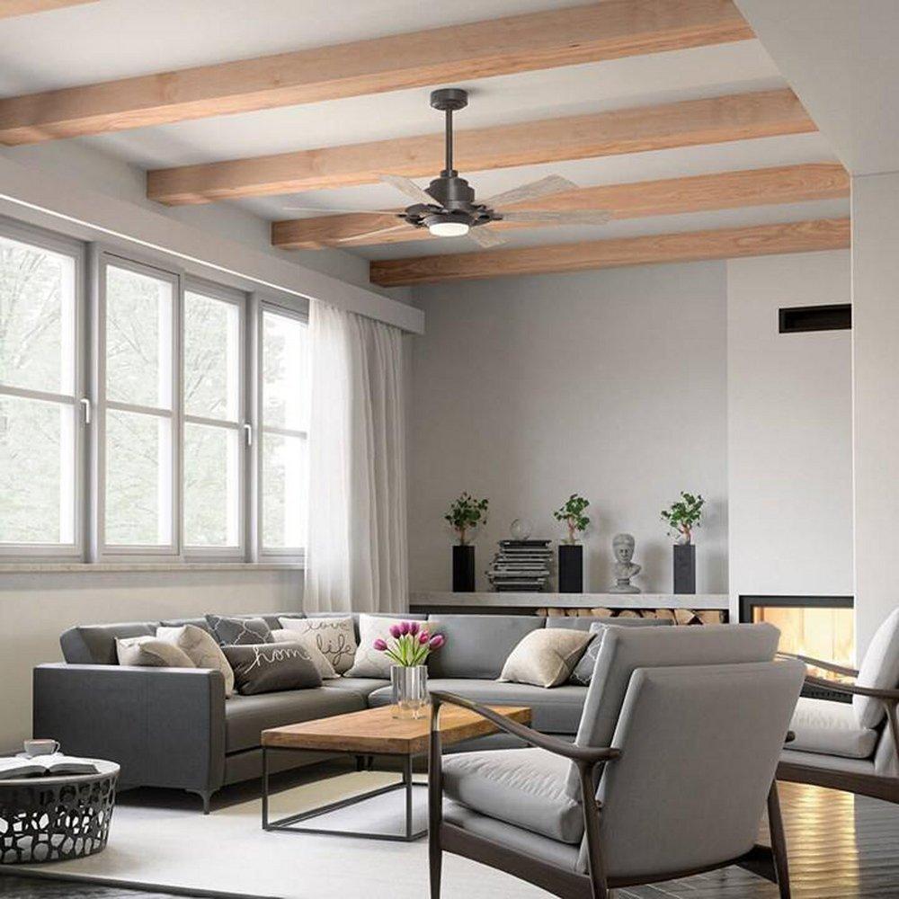 Kichler Lighting Anvil Iron 52 in. 6-Blade Indoor Ceiling Fan 