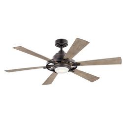 52 in. 6-Blade Indoor Ceiling Fan in Anvil Iron