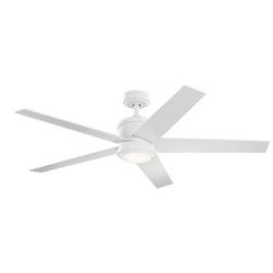 56 in. 5-Blade Indoor Ceiling Fan in Matte White