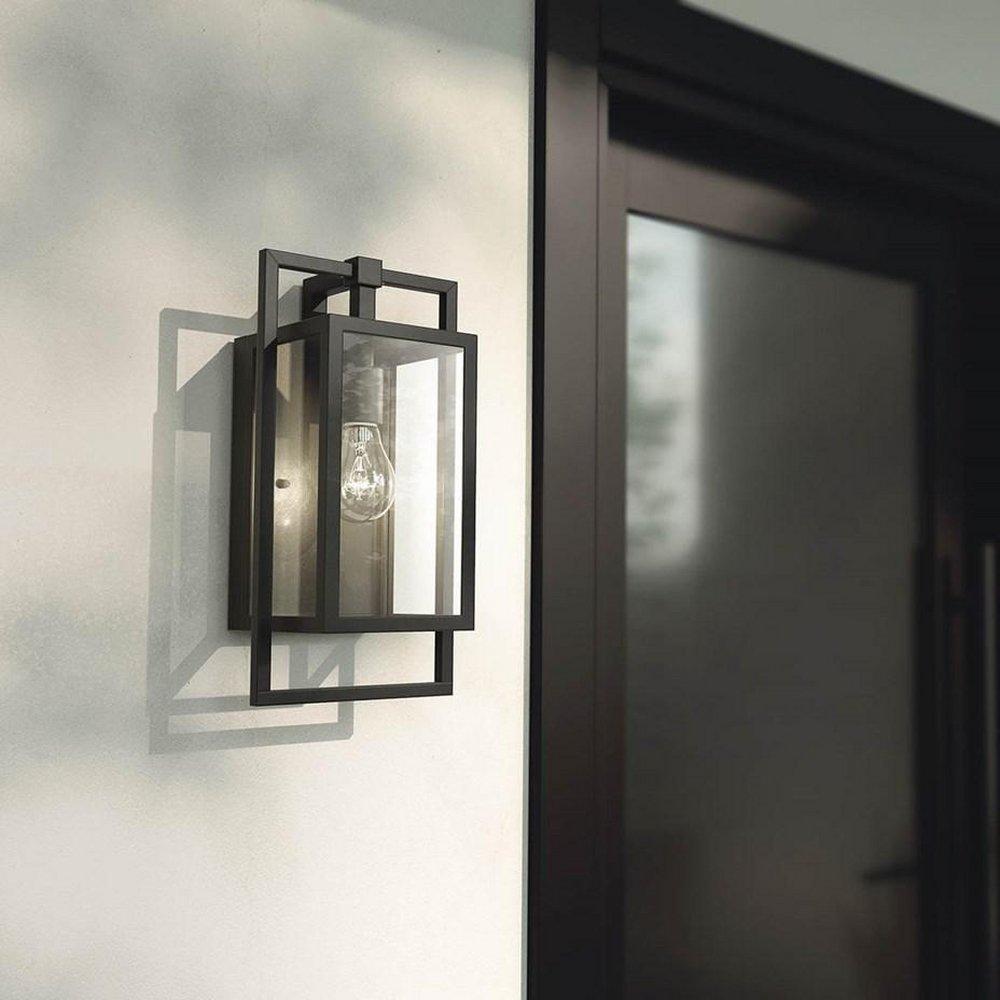 Kichler Lighting Black 100W 1-Light 20-1/4 in. Outdoor Wall Sconce 