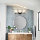 Kichler Lighting Black 75W 3-Light Medium E-26 Vanity Fixture 