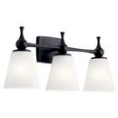 75W 3-Light Medium E-26 Vanity Fixture in Black
