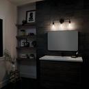Kichler Lighting Black 60W 3-Light Medium E-26 Vanity Fixture 