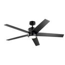 56 in. 5-Blade Indoor Ceiling Fan in Satin Black