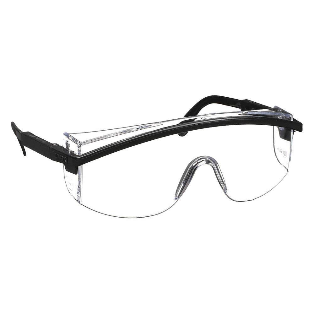 Uvex Black Frame Scratch Resistant Safety Glasses 