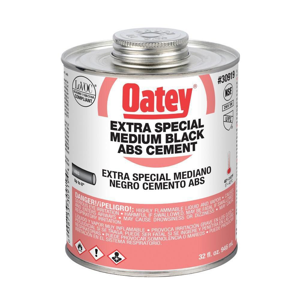 Oatey® Black Plastic Black Pipe Cement 
