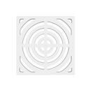 PROFLO&reg; White 9 x 9 in. Full Top Floor Sink Grate 