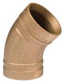 Gruvlok Grooved Copper 45&deg; Elbow 
