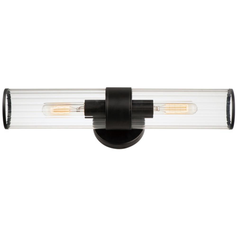 Maxim Lighting&reg; Black 60W 2-Light 19-1/2 in. Wall Sconce 
