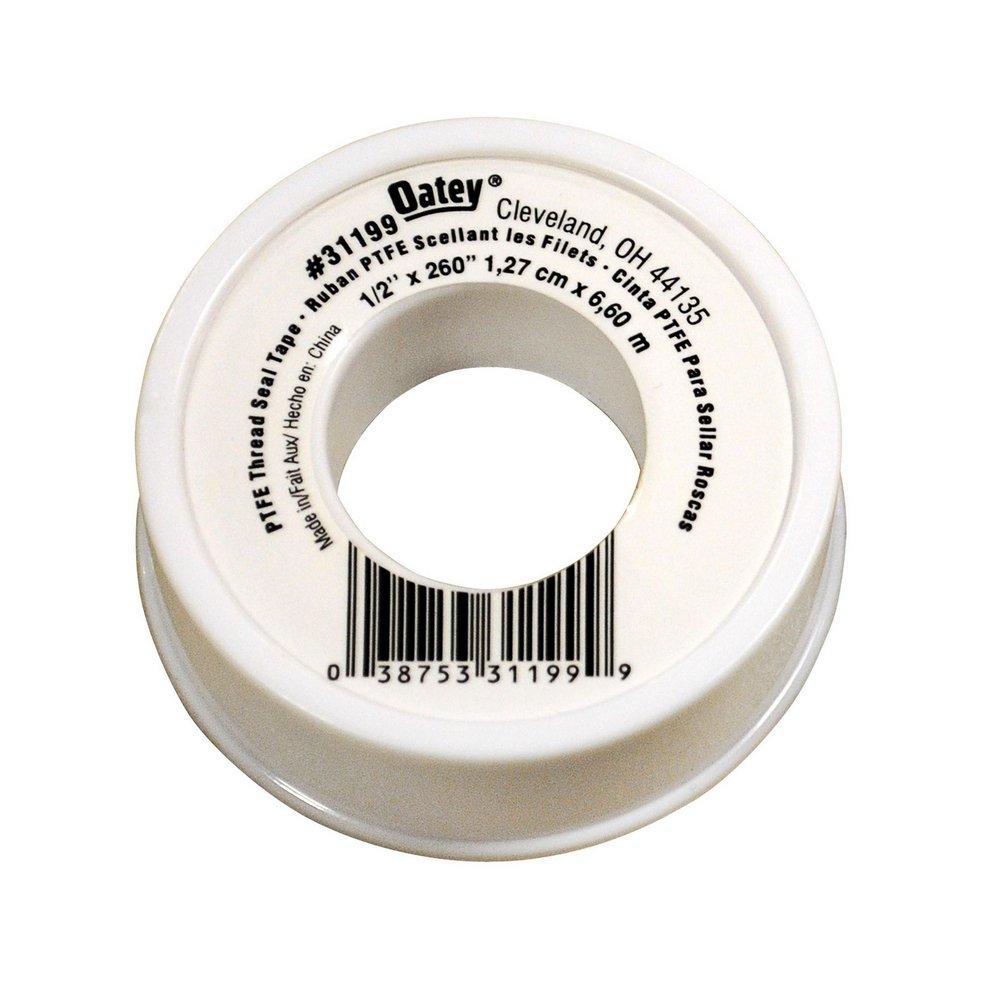 Oatey&reg; White 260 x 1/2 in. PTFE Tape 