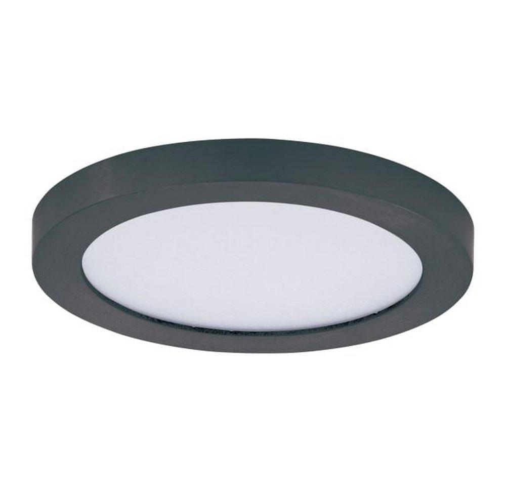 Maxim Lighting&reg; Black 1/2 x 5-1/4 in. 12W 1-Light LED Flush Mount Ceiling Fixture 