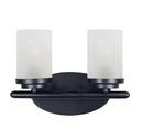 Maxim Lighting&reg; Black 60W 2-Light Medium E-26 Vanity Fixture 