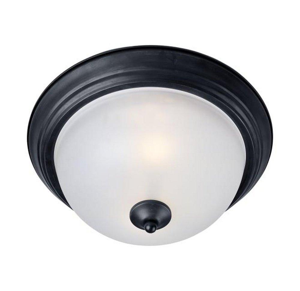 Maxim Lighting&reg; Black 60W 3-Light Medium E-26 Incandescent Flush Mount Ceiling Fixture 