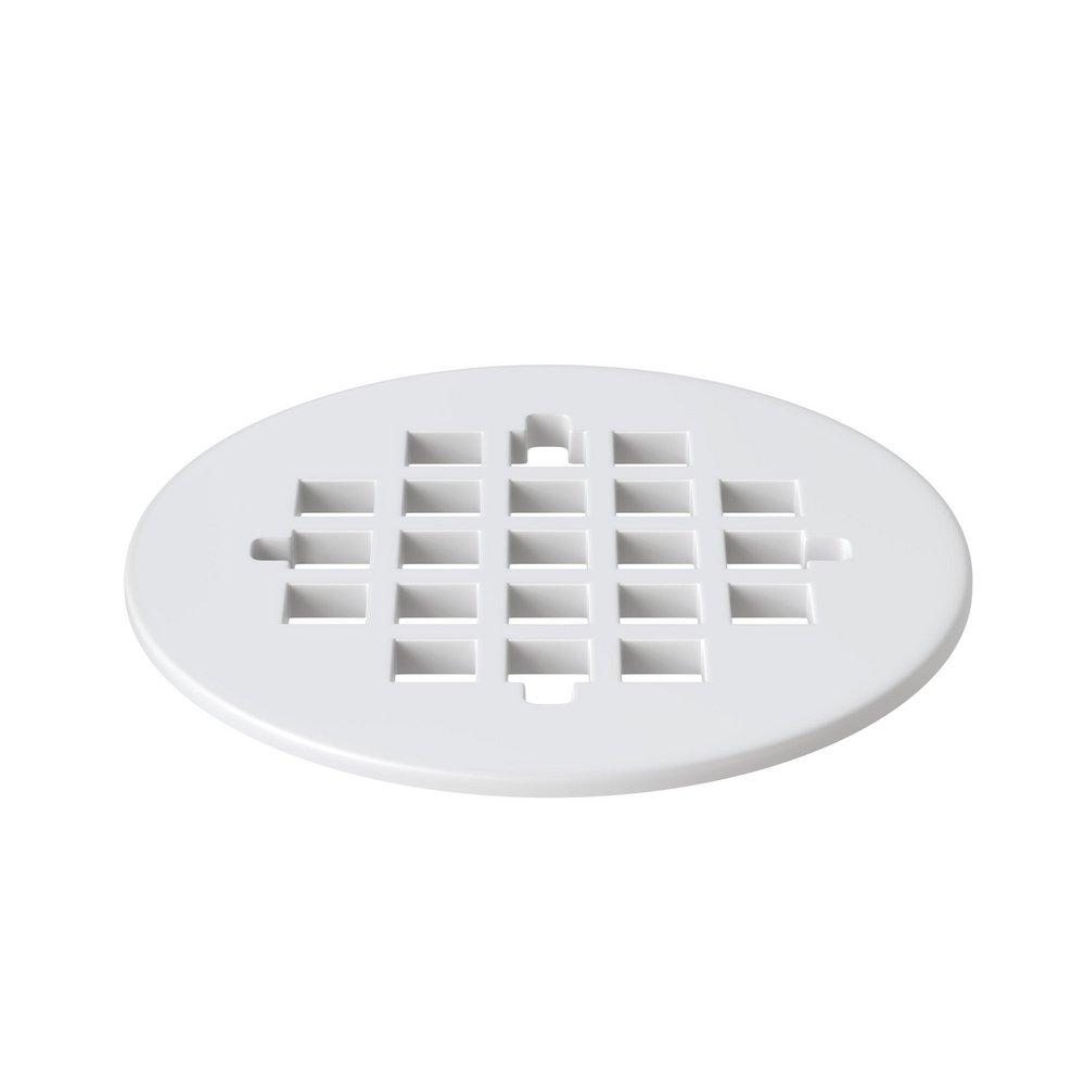 PROFLO&reg; White 4- 1/4 in. Plastic Replacement Strainer 