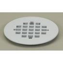 4- 1/4 in. Plastic Replacement Strainer White