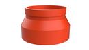 Gruvlok Orange Grooved x FNPT 1000 psi Rust Inhibiting Painted Ductile Iron Adapter 
