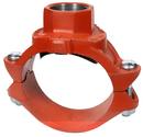 Gruvlok FNPT Hot Dipped Zinc Galvanized Ductile Iron Tee with EPDM Gasket 