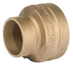 4 x 3 in. Grooved Copper Concentric Reducer