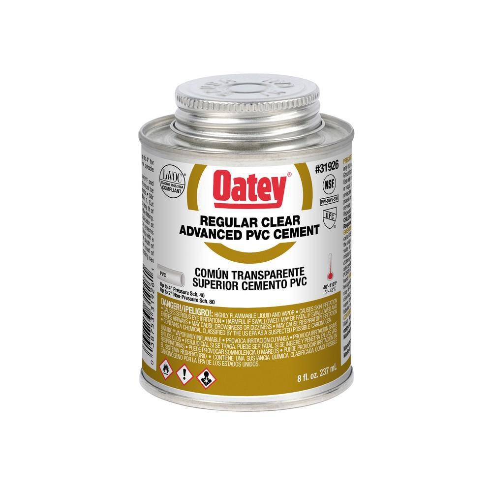 Oatey&reg; Clear Regular Set Plastic Clear Pipe Cement 