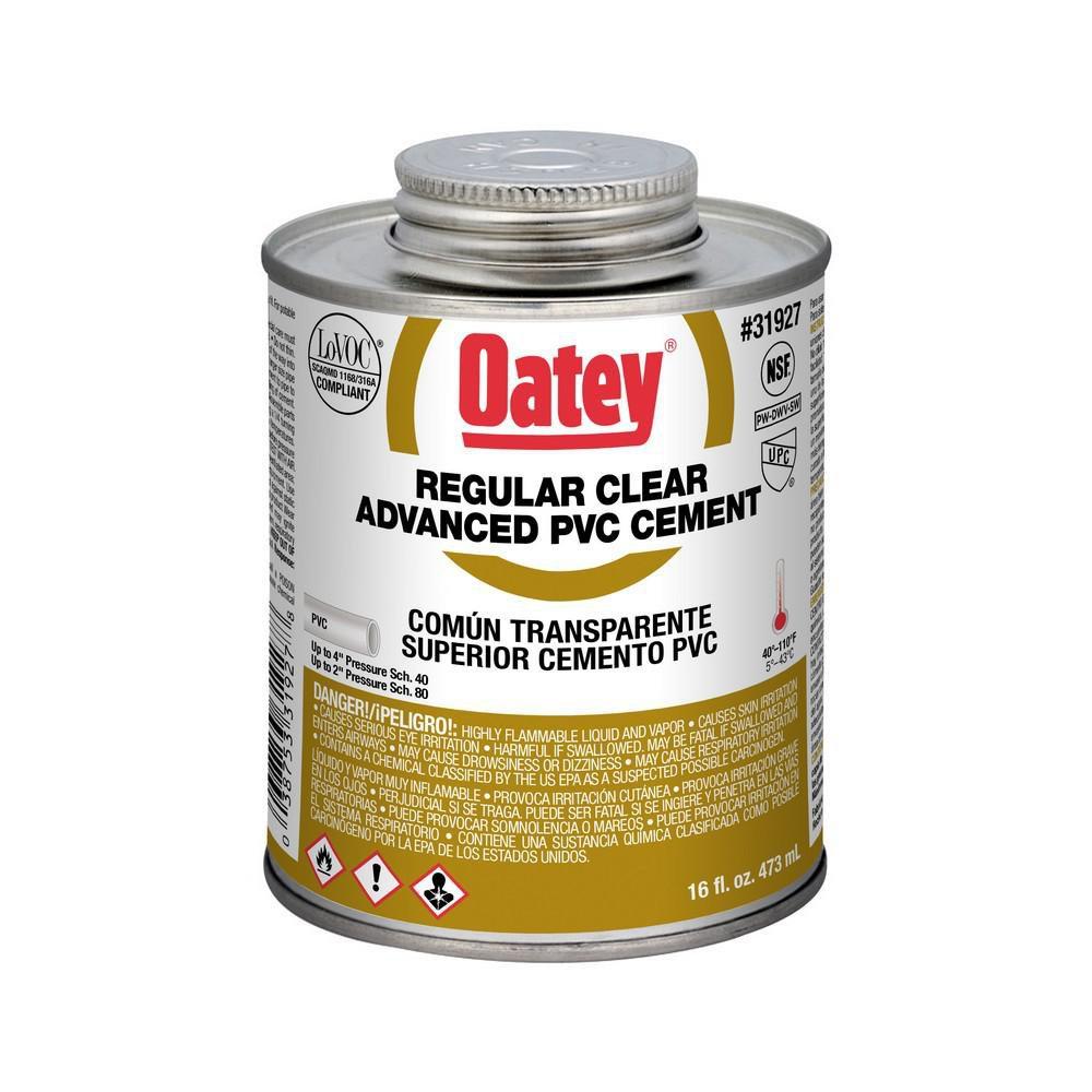 Oatey&reg; Clear Regular Set Plastic Clear Pipe Cement 