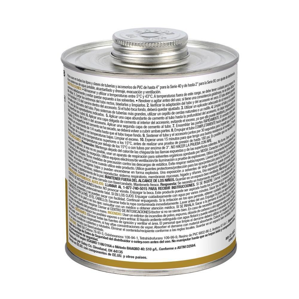 Oatey&reg; Clear Regular Set Plastic Clear Pipe Cement 