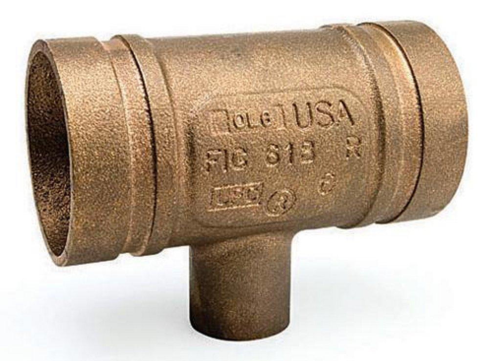 Gruvlok Grooved Copper Tee 