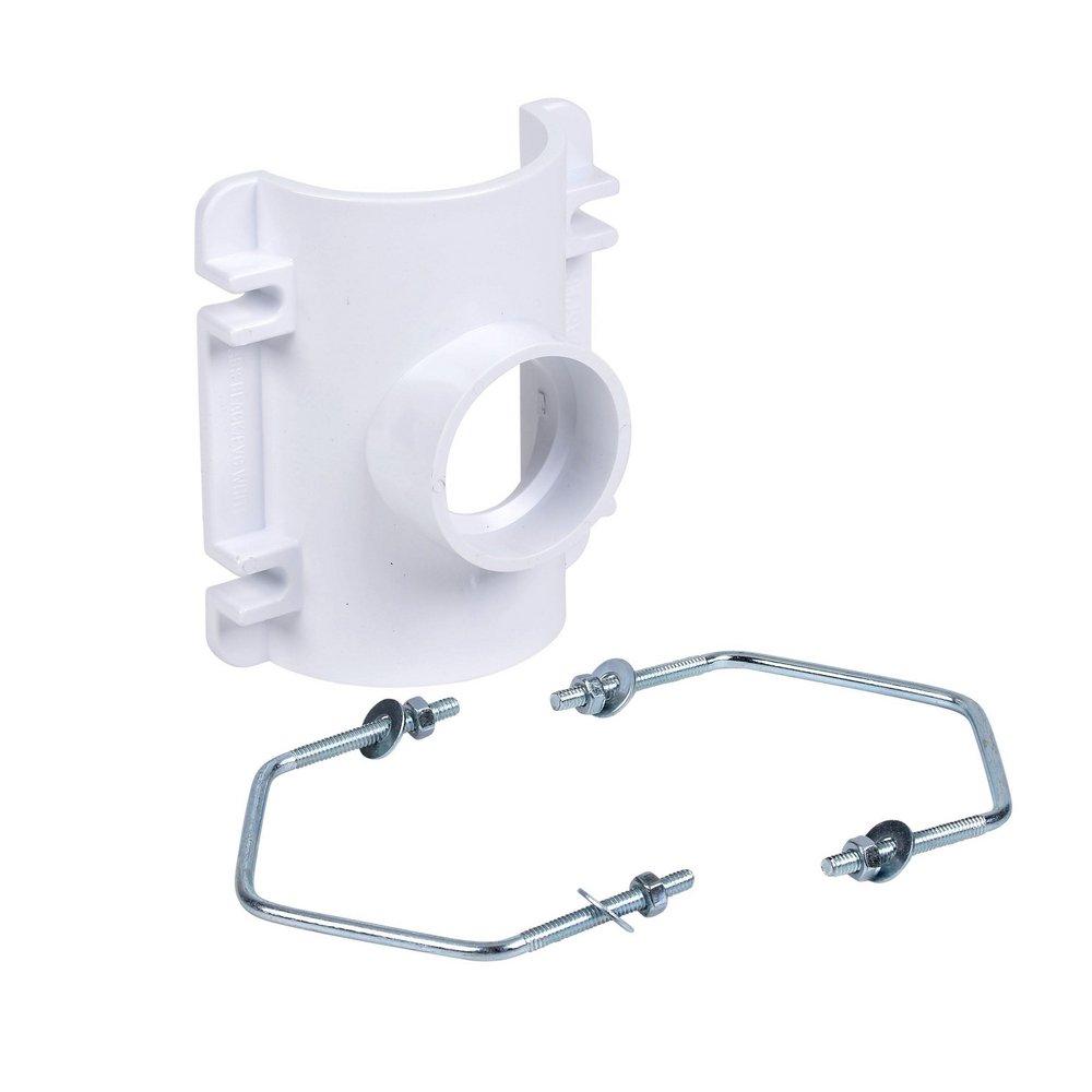 Oatey® White Solvent Weld Plastic Reducing Saddle Tee 