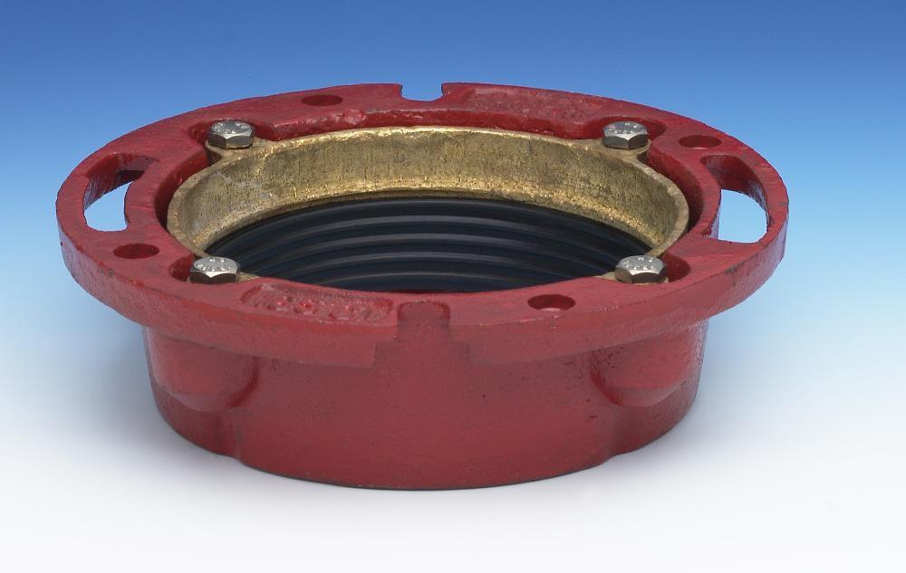 Oatey&reg; Black Cast Iron Closet Flange 