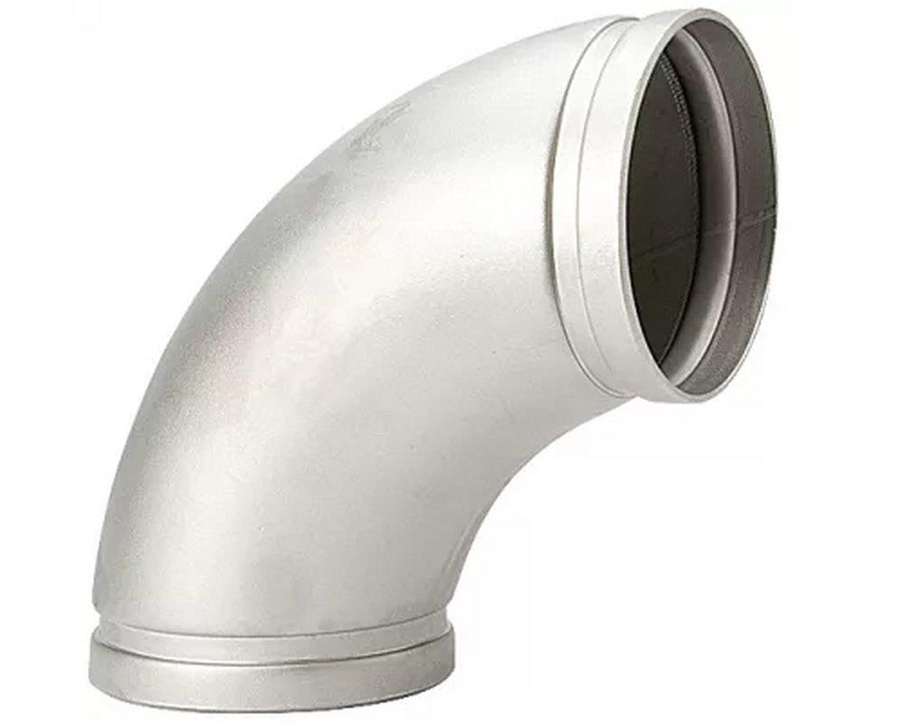Gruvlok Grooved Schedule 10 Global 304L Stainless Steel 90 Degree Elbow 