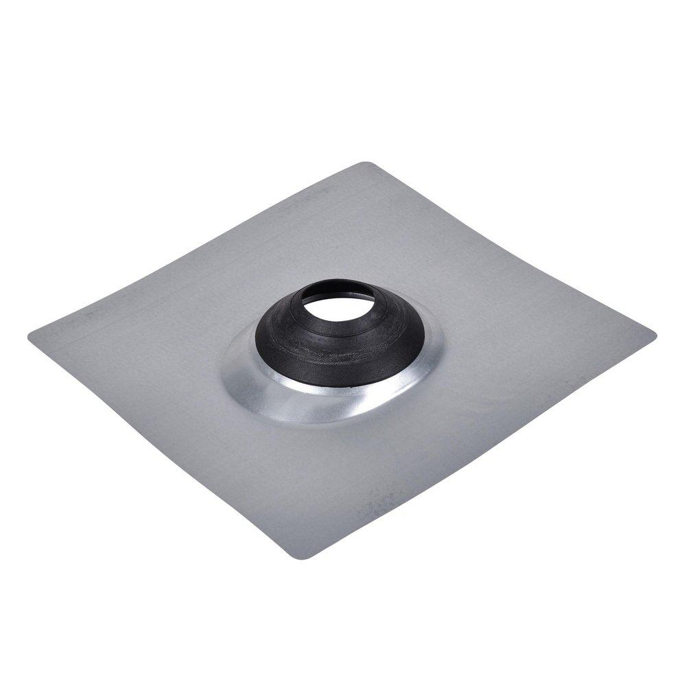 Oatey&reg; Unfinished 3-1 Galvanized ROOF Flashing ALL Flange 18 X 18 