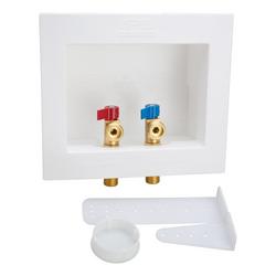 1/4-Turn Dual Drain Washing Machine Sweat Supply Box